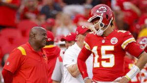 Eric Bieniemy, Patrick Mahomes
