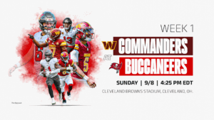 Week 1 Commanders vs Buccaneers