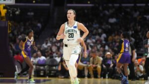 New York Liberty guard Sabrina Ionescu.