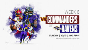 Week 6: Commanders vs. Ravens