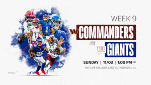 Washington Commanders at New York Giants