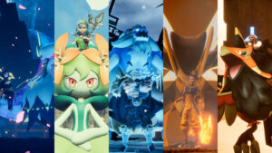A compilation image of all the Tower Bosses in Palworld