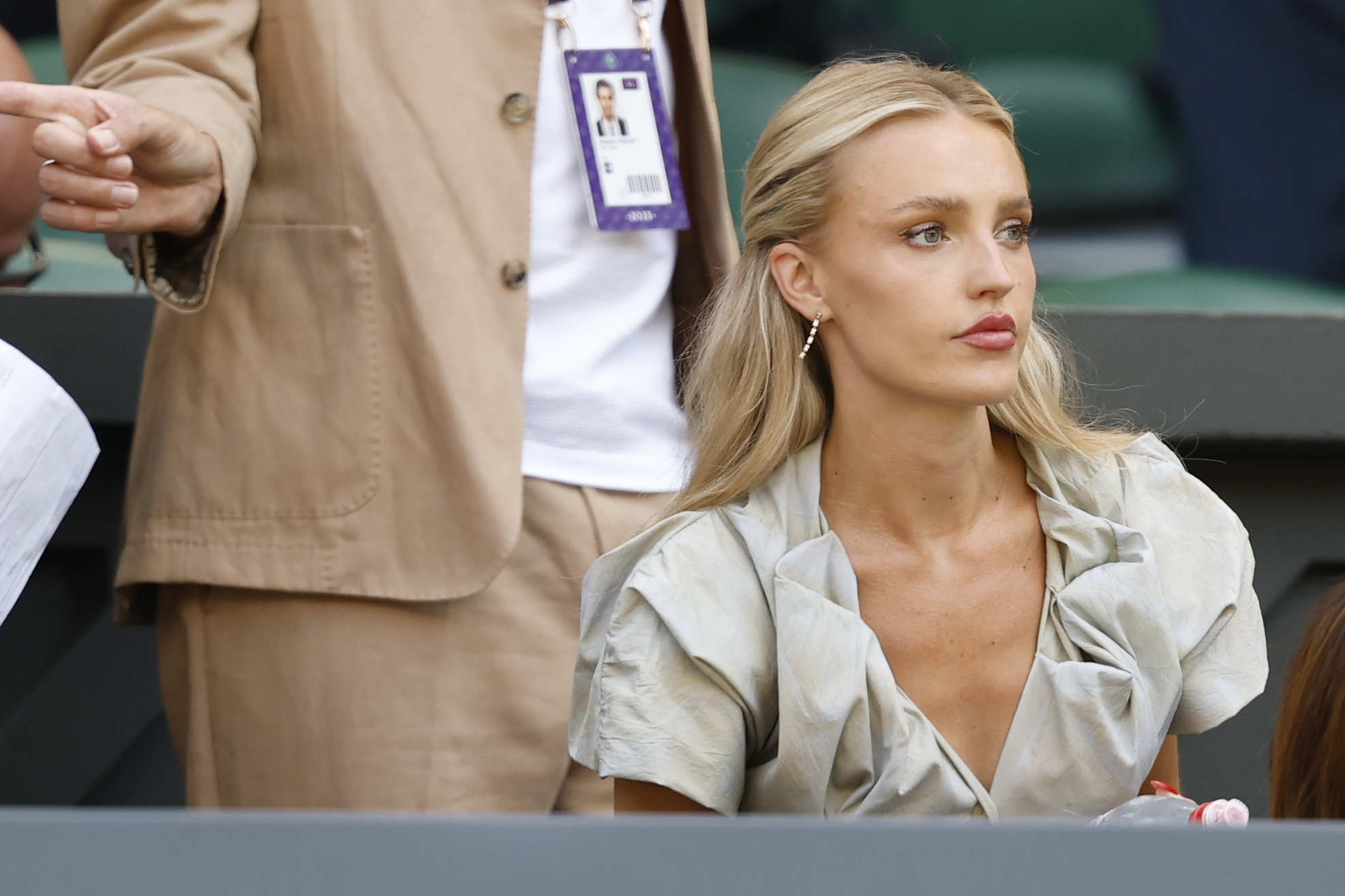 Taylor Fritz's ex Morgan Riddle attended US Open on August 30