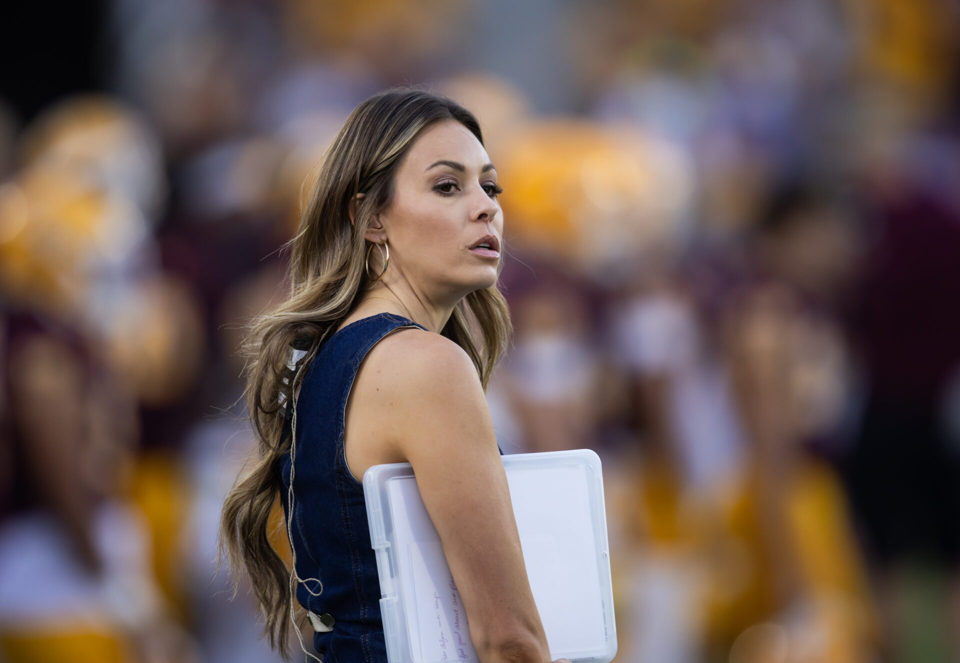 Viral ESPN star Taylor McGregor scolded for illegal parking during live TV interview