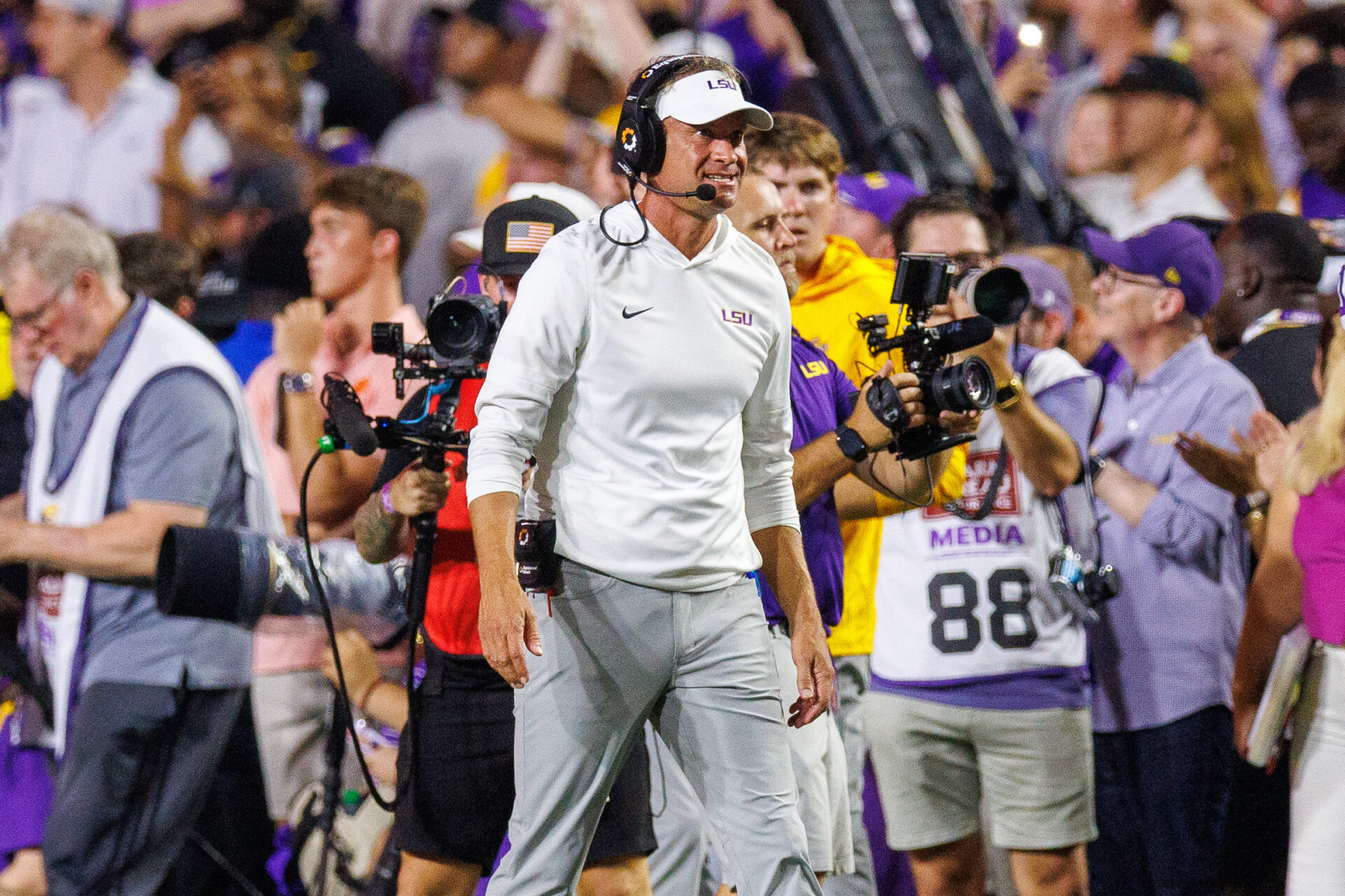 Lane Kiffin calls out LSU’s first-half offense against Louisiana Tech