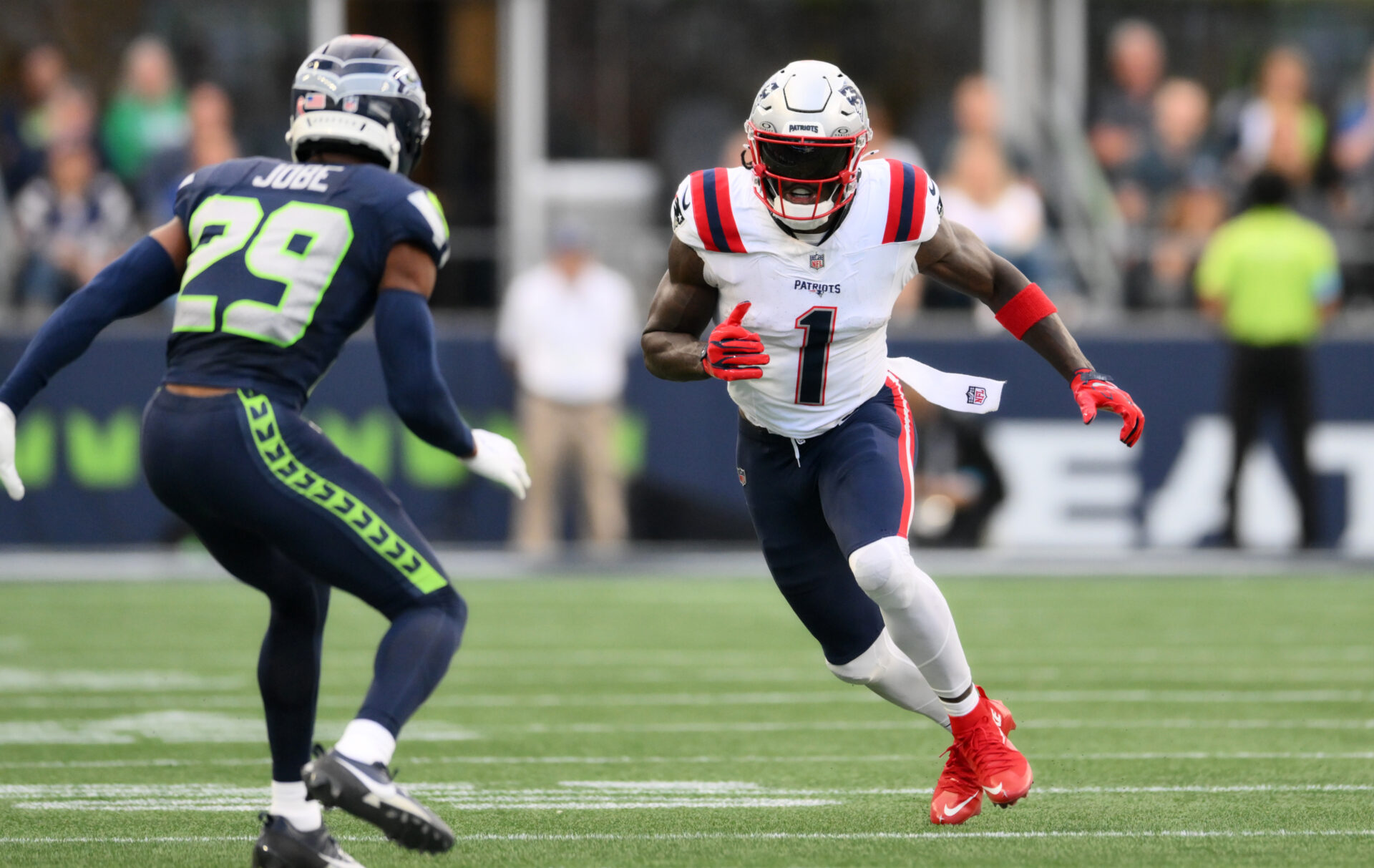 Mack Hollins, Demario Douglas or Romeo Doubs? Predicting Patriots’ top receiver during A.J. Brown’s six-game absence