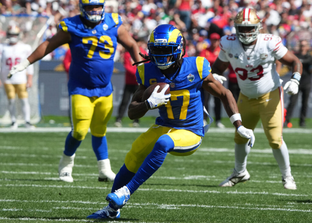 Davante Adams injury update: Latest news on Rams WR after exit from Week 6