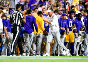 Tigers Head Coach Lane Kiffin, LSU Tigers take on the LA Tech Bulldogs. September 12, 2026; Baton Rouge, Louisiana, USA; at