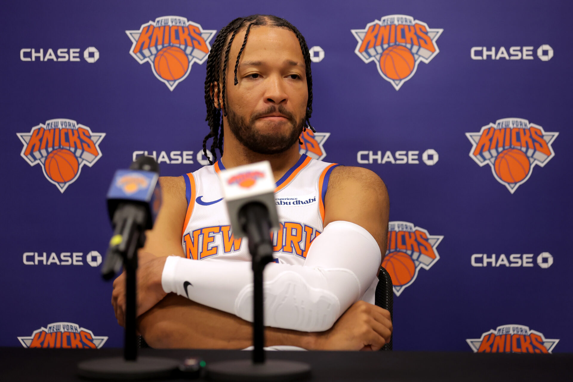 Preseason flopping call on Jalen Brunson a sneak peek of NBA refs’ new focus