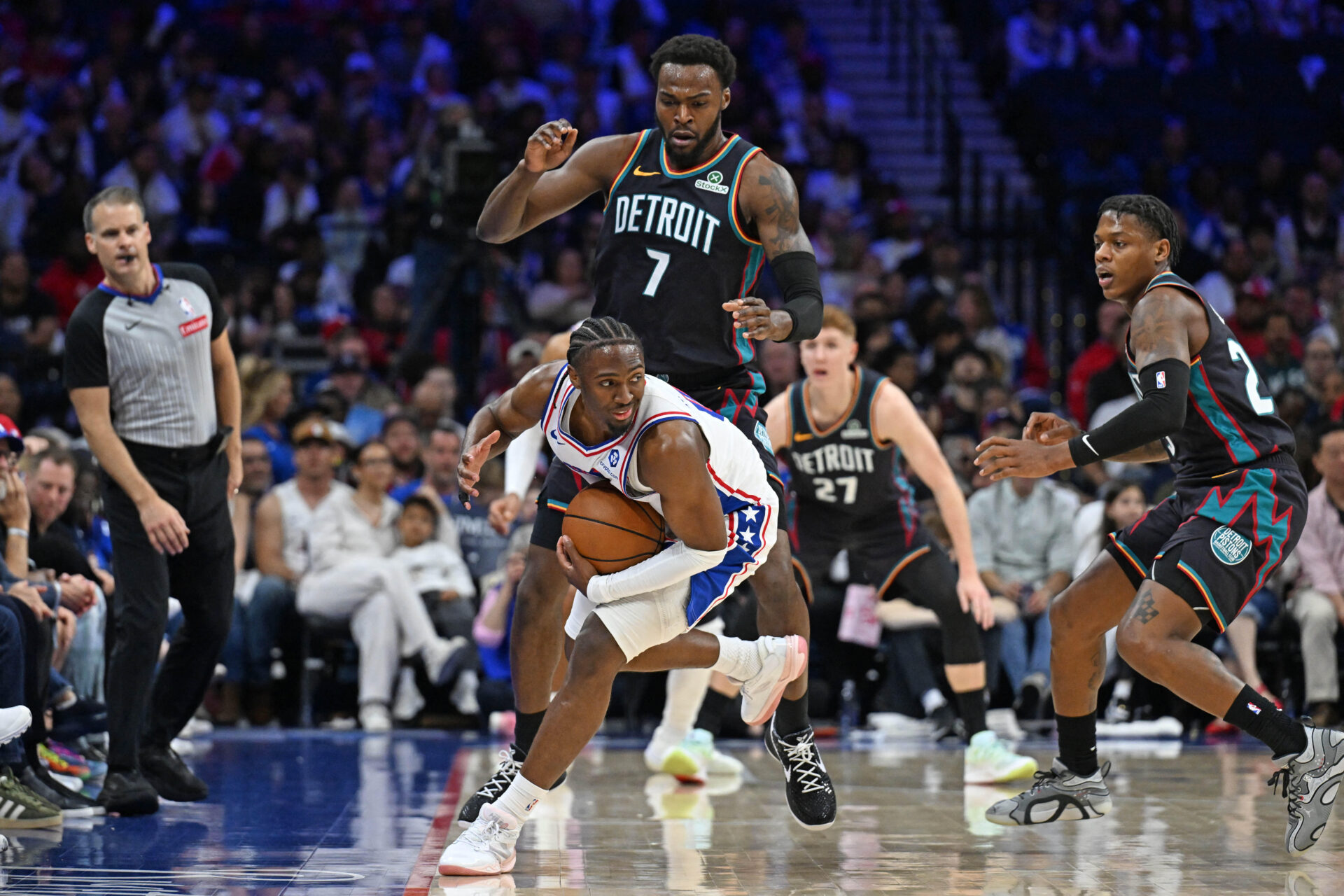 NBA: Detroit Pistons at Philadelphia 76ers