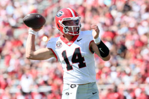 NCAA Football: Georgia at Arkansas