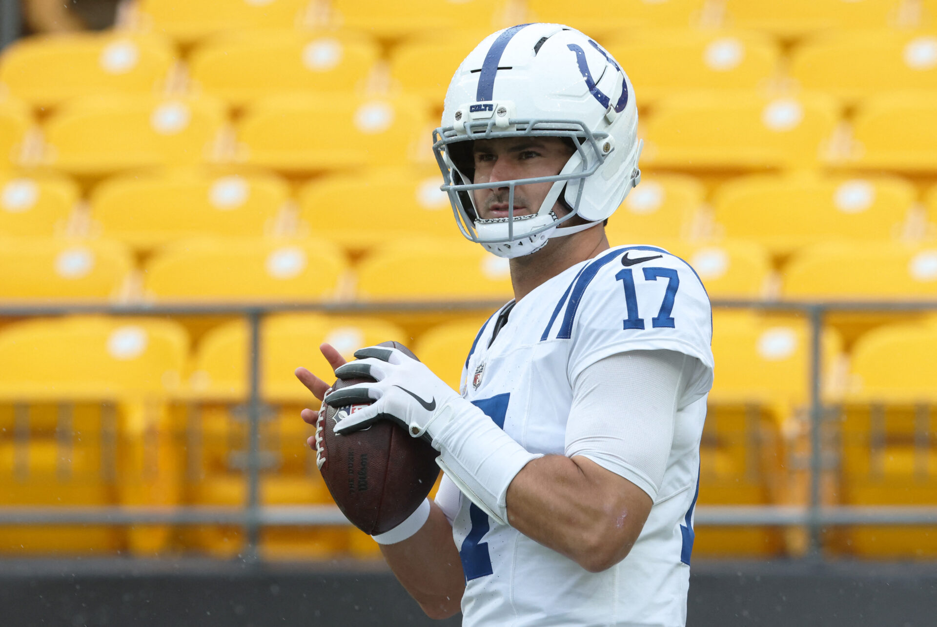 Colts head coach Shane Steichen refuses to move Daniel Jones after ugly ...